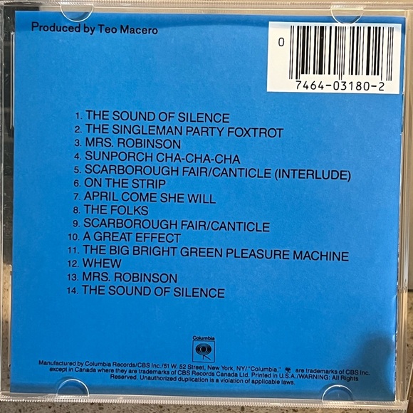 The Graduate : Original Motion Picture Soundtrack original owner selling - Picture 2 of 5